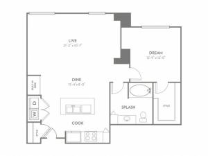 Vogue | 1 bed 1 bath | from 963 square feet