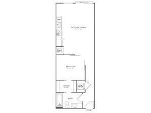 A10 | 1 bed 1 bath | from 618 square feet