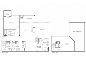 B3.1 Classic | 2 bed 2 bath | from 1366 square feet