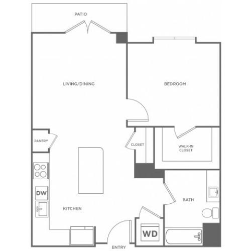 Beech West | 1 bed 1 bath | from 760 square feet
