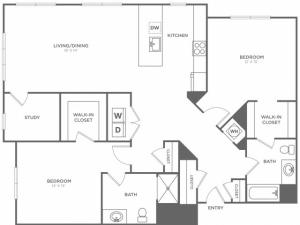 Mulberry East | 2 bed 2 bath | from 1399 square feet