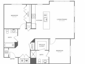 Juniper East | 2 bed 2 bath | from 1152 square feet