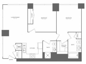 2 bed 2 bath | from 1155 square feet