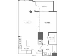 B2 | 1 bed 1 bath | from 810 square feet