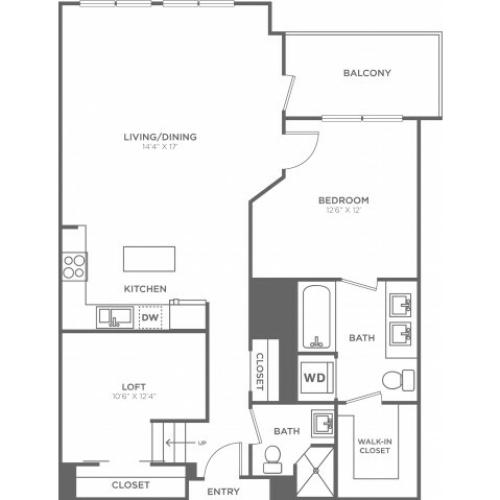 C3 | 1 bed 2 bath | from 960 square feet