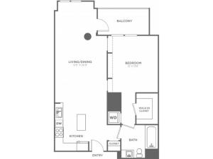 B3 | 1 bed 1 bath | from 820 square feet
