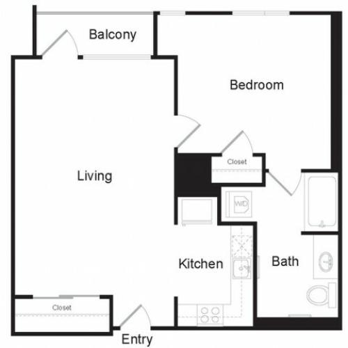 J1 | 1 bed 1 bath | from 680 square feet