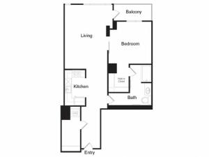 A4 | 1 bed 1 bath | from 900 square feet