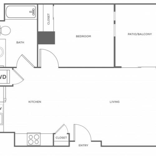 1c | 1 bed 1 bath | from 665 square feet