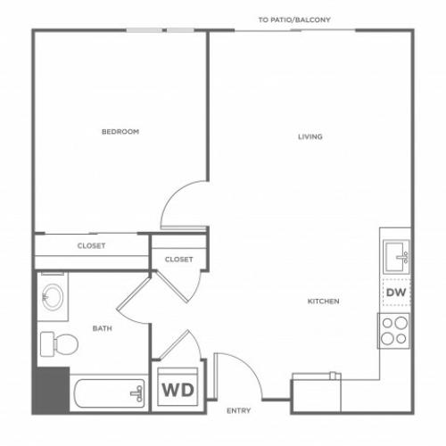 1d | 1 bed 1 bath | from 662 square feet