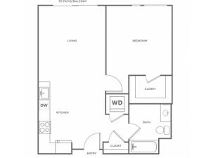 1g | 1 bed 1 bath | from 729 square feet
