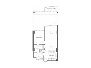 Plan 5 | 1 bed 1 bath | from 704 square feet