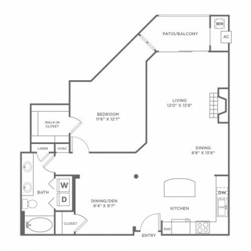 Clarity | 1 bed 1 bath | from 987 square feet