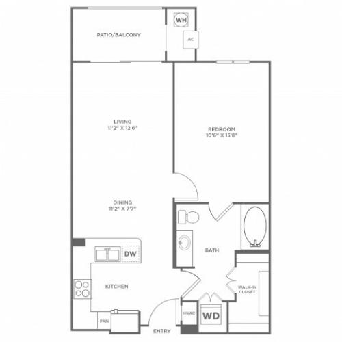 Infinity 2 with Sunroom | 1 bed 1 bath | from 775 square feet