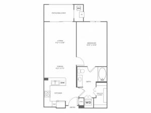 Infinity with Sunroom | 1 bed 1 bath | from 762 square feet