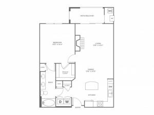 Serenity | 1 bed 1 bath | from 834 square feet