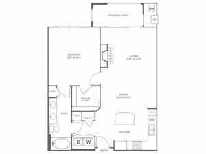 Serenity 2 | 1 bed 1 bath | from 968 square feet