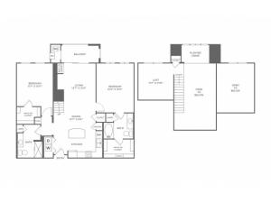 Individuality with Loft | 2 bed 2 bath | from 1345 square feet