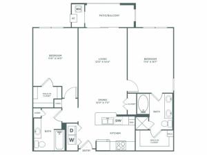 Suitability with Sunroom | 2 bed 2 bath | from 1190 square feet