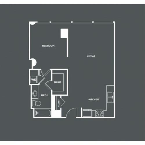 A13 | 1 bed 1 bath | from 794 square feet