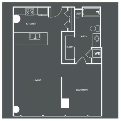 A8 | 1 bed 1 bath | from 830 square feet
