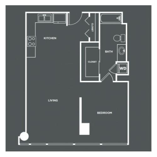A9-R | 1 bed 1 bath | from 812 square feet