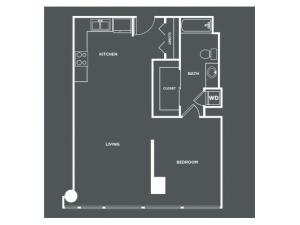 A9 | 1 bed 1 bath | from 812 square feet