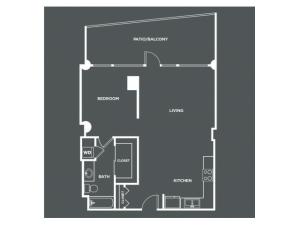 A4-R | 1 bed 1 bath | from 807 square feet