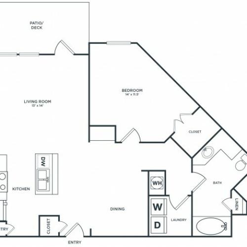 A4 | 1 bed 1 bath | from 925 square feet