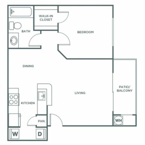 Osprey Renovated | 1 bed 1 bath | from 687 square feet