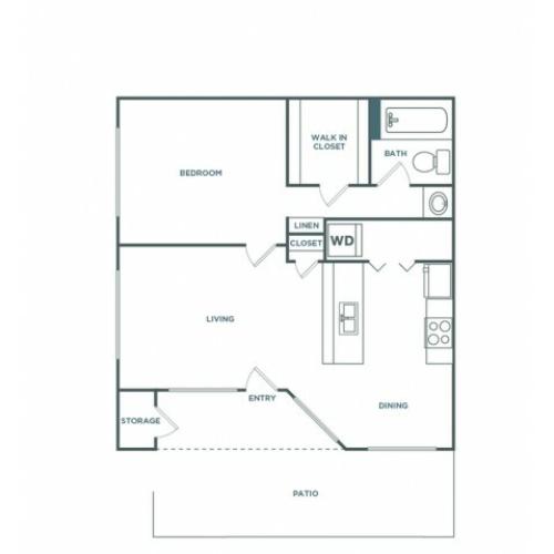 1x1 681 | 1 bed 1 bath | from 681 square feet