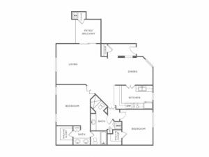 2ER | 2 bed 2 bath | from 1135 square feet