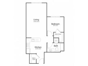 1t1 | 1 bed 1 bath | from 685 square feet