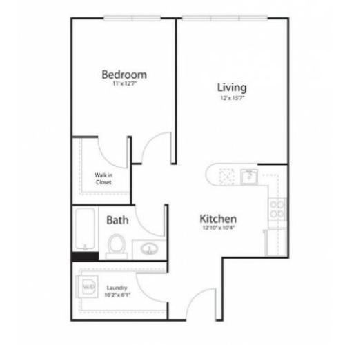 1y1 | 1 bed 1 bath | from 721 square feet