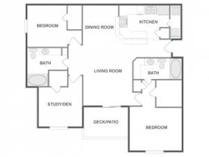 D3 - Sophisticated | 3 bed 2 bath | from 1295 square feet
