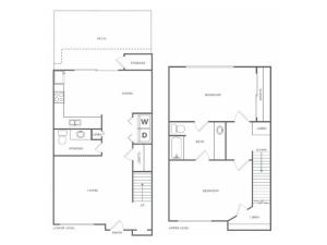 2x1.5 1120 | 2 bed 2 bath | from 1120 square feet