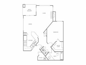 1AR | 1 bed 1 bath | from 799 square feet