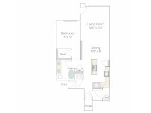 AT1 | 1 bed 1 bath | from 888 square feet