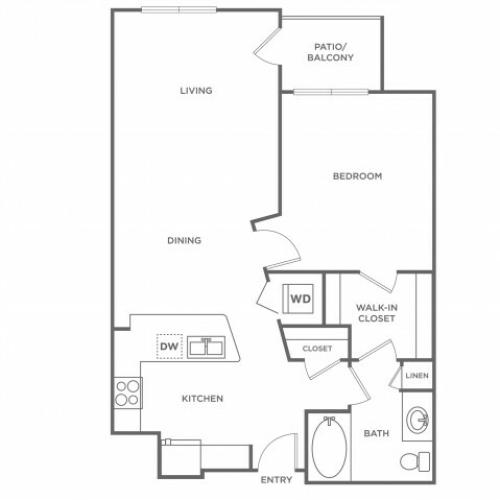 Blush | 1 bed 1 bath | from 759 square feet