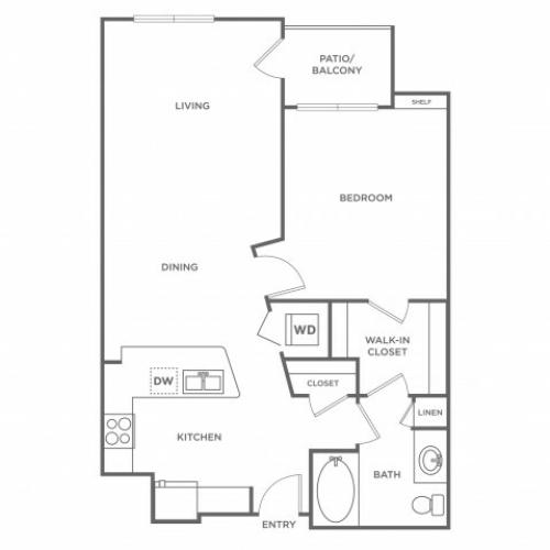 Bronze | 1 bed 1 bath | from 762 square feet