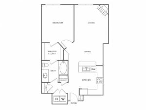 Coral | 1 bed 1 bath | from 775 square feet