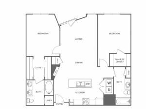 Magenta | 2 bed 2 bath | from 1111 square feet