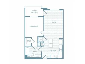 A07 | 1 bed 1 bath | from 724 square feet