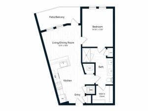 1D | 1 bed 1 bath | from 675 square feet