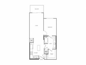 A1C | 1 bed 1 bath | from 747 square feet