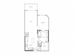 A1D | 1 bed 1 bath | from 746 square feet