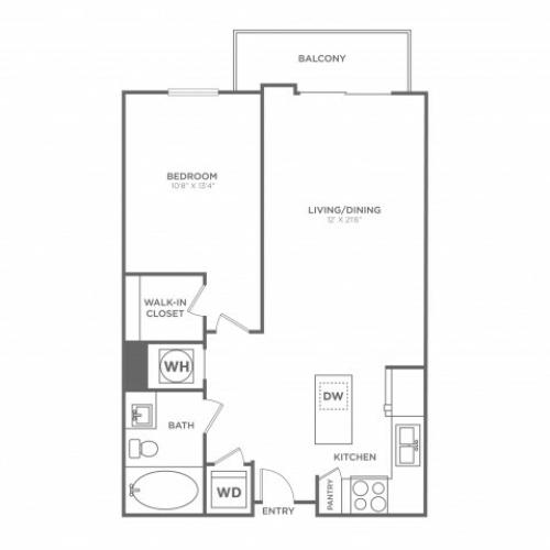 A8 | 1 bed 1 bath | from 800 square feet