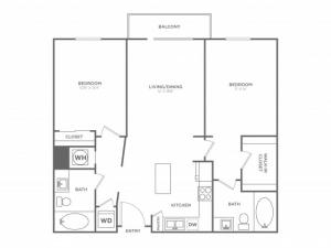 B3 | 2 bed 2 bath | from 1062 square feet