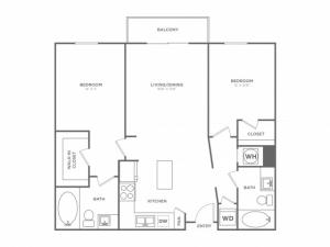 B7 | 2 bed 2 bath | from 1148 square feet
