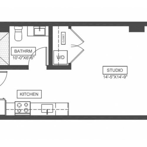S2 | Studio1 bath | from 416 square feet
